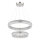 Globo - Suspension LED dimmable sur câble LED/60W/230V 2700-6000K transparente + télécommande