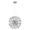 Globo - Suspension LED sur câble 8xG9/3,5W/230V diam. 40 cm chrome brillant