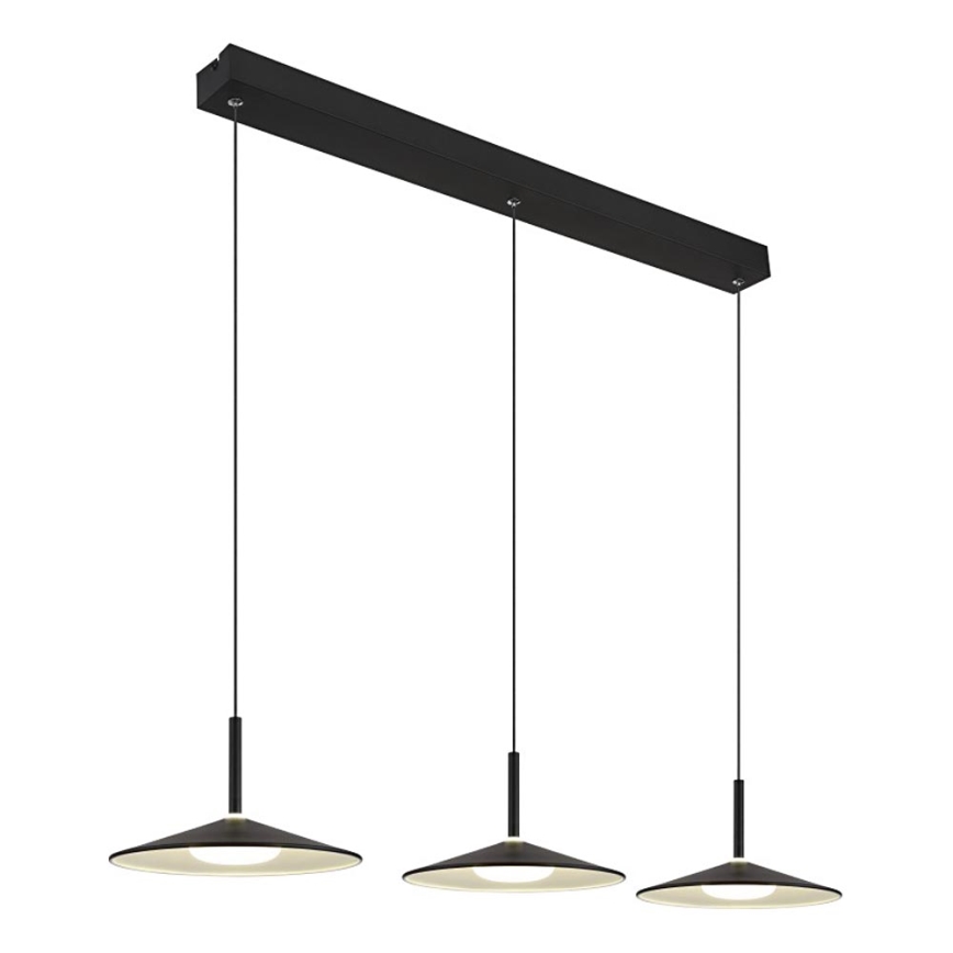 Globo - Suspension LED sur câble LED/24W/230V 4000K noir