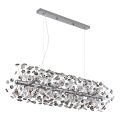 Globo - Suspension LED sur câbles 12xG9/3,5W/230V chrome brillant