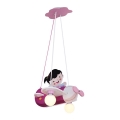 Globo - Suspension pour enfant 2xE27/40W/230V
