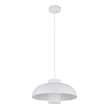 Globo - Suspension sur câble 1xE27/60W/230V blanche