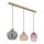 Globo - Suspension sur câble 3x E27/60W/230V
