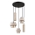 Globo - Suspension sur câble 3xE27/40W/230V + 2xGU10/10W travertin