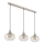 Globo - Suspension sur câble 3xE27/40W/230V beige