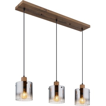 Globo - Suspension sur câble 3xE27/60W/230V