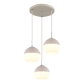 Globo - Suspension sur câble 3xE27/60W/230V