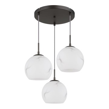 Globo - Suspension sur câble 3xE27/60W/230V Ø 42,5 cm