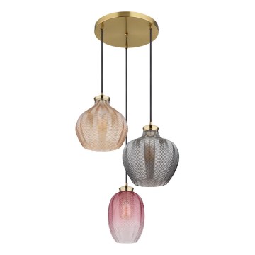 Globo - Suspension sur câble 3xE27/60W/230V Ø 45 cm