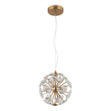 Globo - Suspension sur câble LED, 12W, 230V, 3000K, dorée