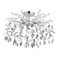 Globo - Suspension sur tige 8xG9/8W/230V chromé brillant