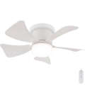 Globo - Ventilateur de plafond dimmable LED/10W/230V 3000-6500K blanc + télécommande