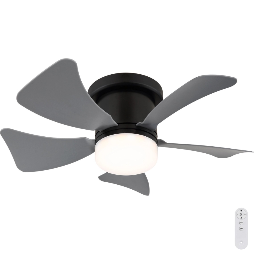 Globo - ventilateur de plafond LED dimmable LED/10W/230V 3000-6500K gris + télécommande