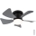 Globo - ventilateur de plafond LED dimmable LED/10W/230V 3000-6500K gris + télécommande