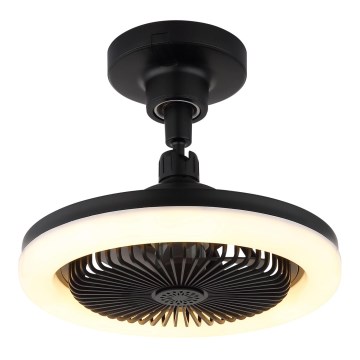 Globo - Ventilateur de plafond LED dimmable LED/20W/230V 3000-6500K noir + télécommande