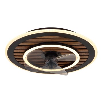 Globo - Ventilateur de plafond LED dimmable LED/36W/230V 2700-6000K noir + télécommande