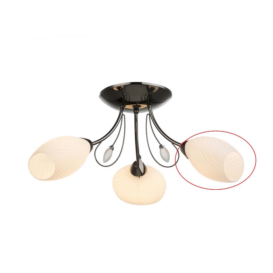 Globo - Verre de rechange pour lustre TODRA E14 blanc