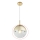 Globo - Verre de rechange pour lustre VARUS E27, doré, Ø 20 cm