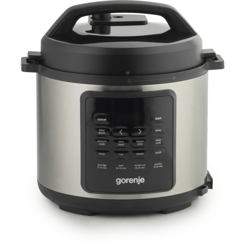 GORENJE GMC6SBK - Multicuiseur électrique multifonction 6 l 8 en 1 1000W/230V inox