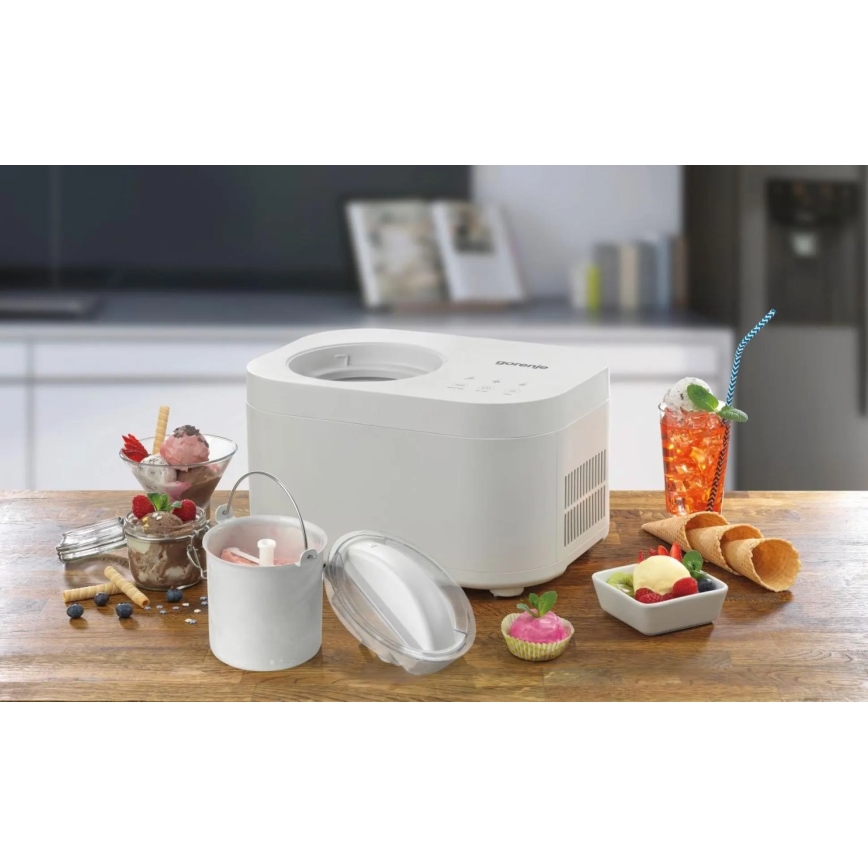 GORENJE ICM10W - Sorbetière 100W/230V blanche