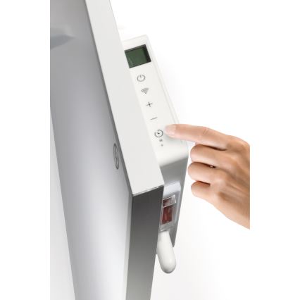 GORENJE IR540W - Panneau infrarouge électrique intelligent 540W avec minuterie, IP44, Wi-Fi, blanc