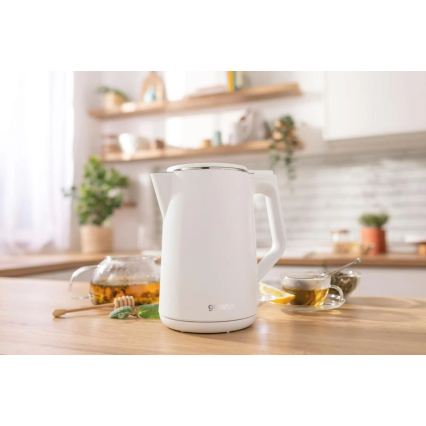 GORENJE K15DWW - Bouilloire électrique 1,5 l 2200 W/230 V blanche