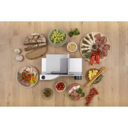 GORENJE R708A - Trancheuse électrique 100 W/230 V en acier inoxydable
