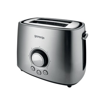 GORENJE T1000E - Grille-pain à deux fentes avec réchauffe-pain 1000W/230V, inox