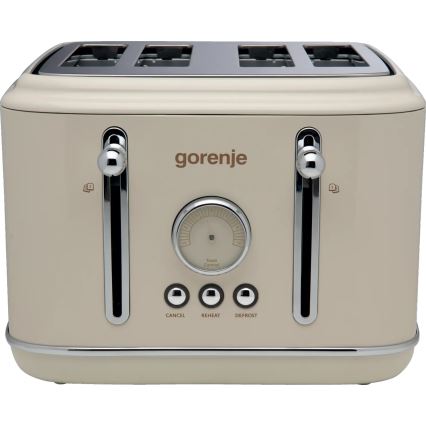 GORENJE T2300CLIN - Grille-pain 4 tranches 1150W/230V beige