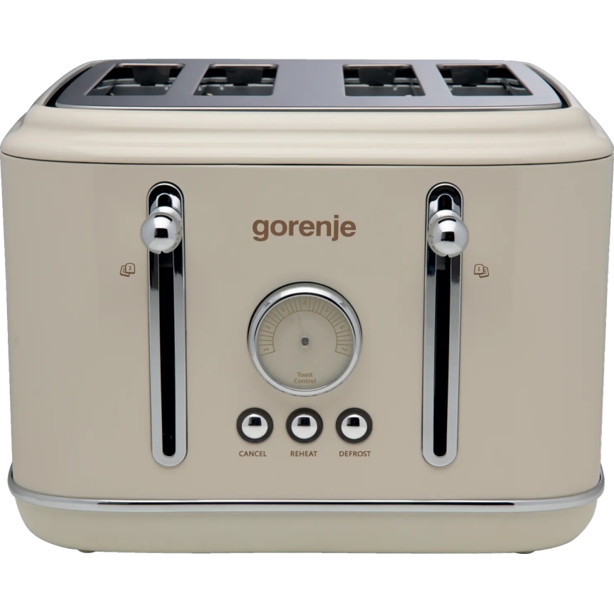GORENJE T2300CLIN - Grille-pain 4 tranches 1150W/230V beige