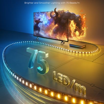 Govee - AI Sync Box 2 pour Smart TV — rétroéclairage RGBICW immersif 55-65 Wi-Fi