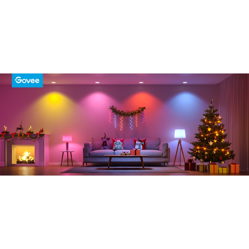 Govee - Ampoule LED RGBWW dimmable Smart MATTER E27/9W/230V 2700-6500K Wi-Fi