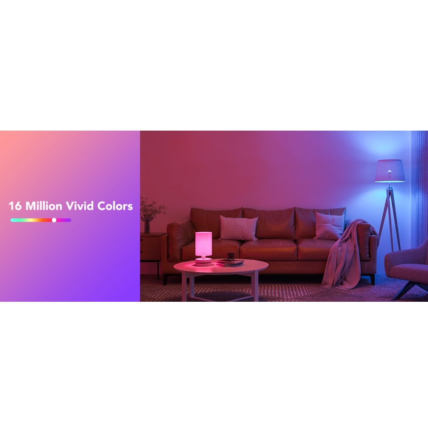Govee - Ampoule LED RGBWW dimmable Smart MATTER E27/9W/230V 2700-6500K Wi-Fi