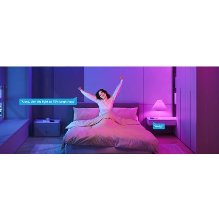 Govee - Ampoule LED RGBWW dimmable Smart MATTER E27/9W/230V 2700-6500K Wi-Fi