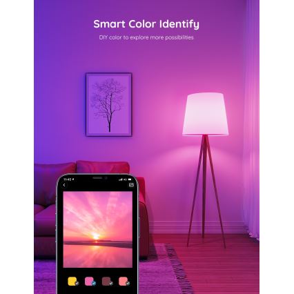 Govee - Ampoule LED RGBWW dimmable Smart MATTER E27/9W/230V 2700-6500K Wi-Fi