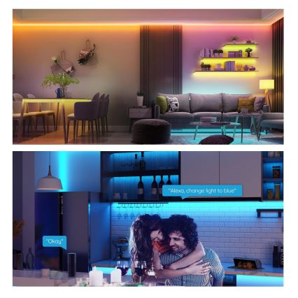 Govee - Bande LED RGB dimmable SMART LED/36W/24V 10m Wi-Fi