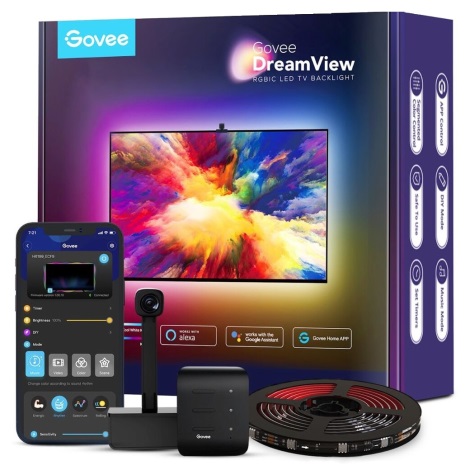 Govee - DreamView TV 55-65 SMART LED rétroéclairage RGBIC Wi-Fi