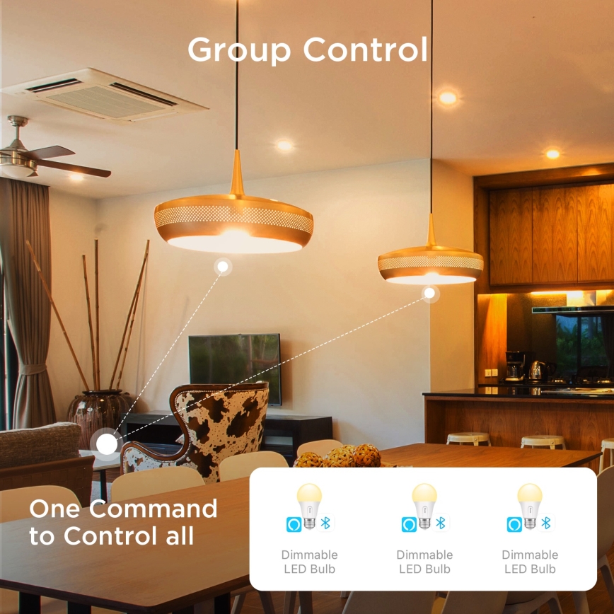 Govee - Lot de 2 ampoules LED dimmables Smart MATTER A60 E27/9W/230V 2700-6500K Wi-Fi