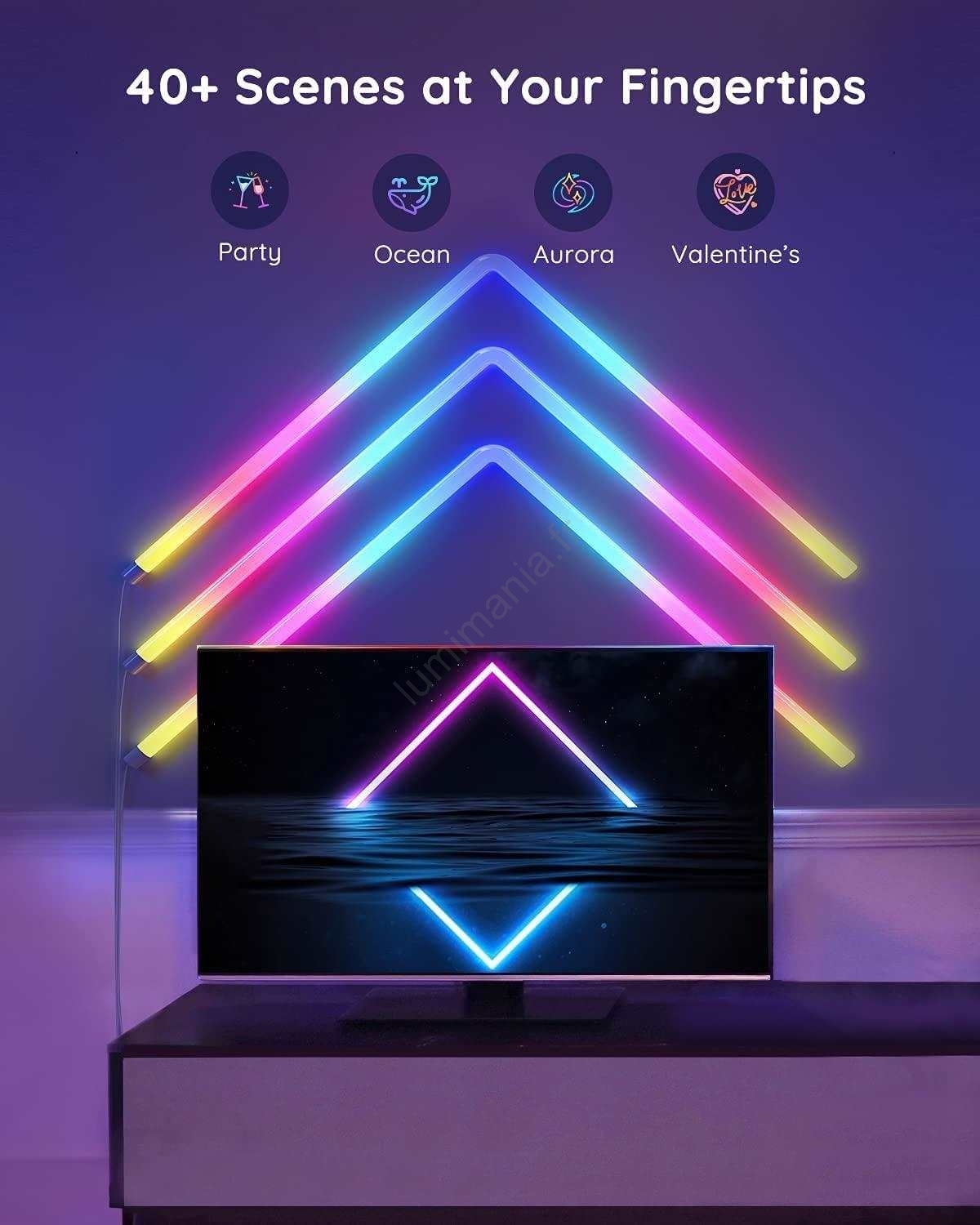 Govee Glide Panneaux Lumineux Triangulaires LED RGBIC WiFi - Neuf