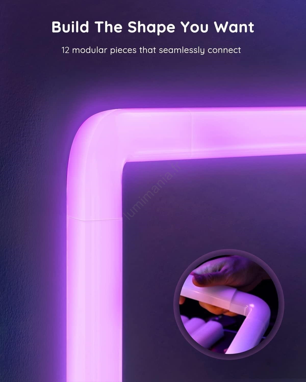 Lumières triangulaires LED intelligentes Tuya - Personnalisez, éclairez