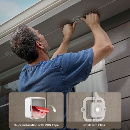 Govee - Guirlande de spots LED RGBIC 30 m Wi-Fi Matter IP67