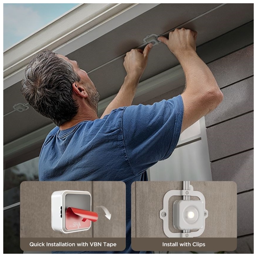Govee - Guirlande de spots LED RGBIC 30 m Wi-Fi Matter IP67