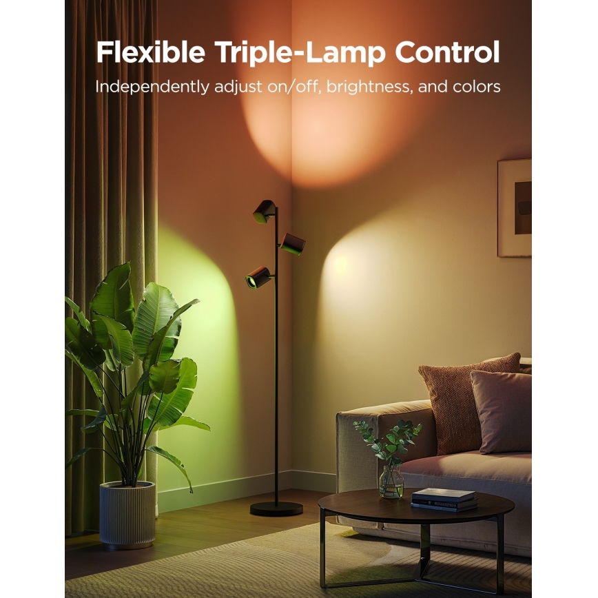 Govee - Lampadaire dimmable LED RGBICWW TREE MATTER LED/48W/230V Wi-Fi