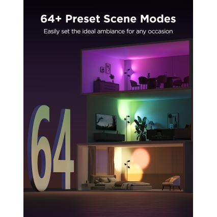 Govee - Lampadaire dimmable LED RGBICWW TREE MATTER LED/48W/230V Wi-Fi