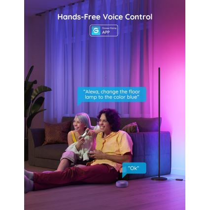 Govee - Lampadaire LED RGBW dimmable LITE MATTER LED/24W/230V Wi‑Fi 36 cm