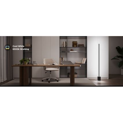 Govee - Lampadaire à intensité variable Smart MATTER LED RGBICWW 2200-6500K Wi-Fi + télécommande