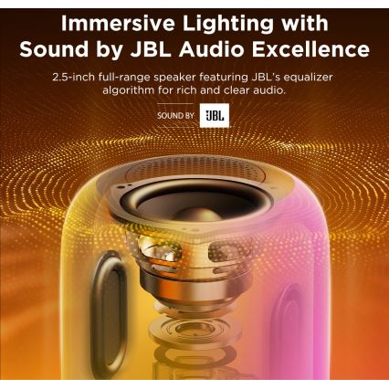 Govee - Lampe de table LED RGBW dimmable avec haut-parleur LED/36W/12V Wi-Fi