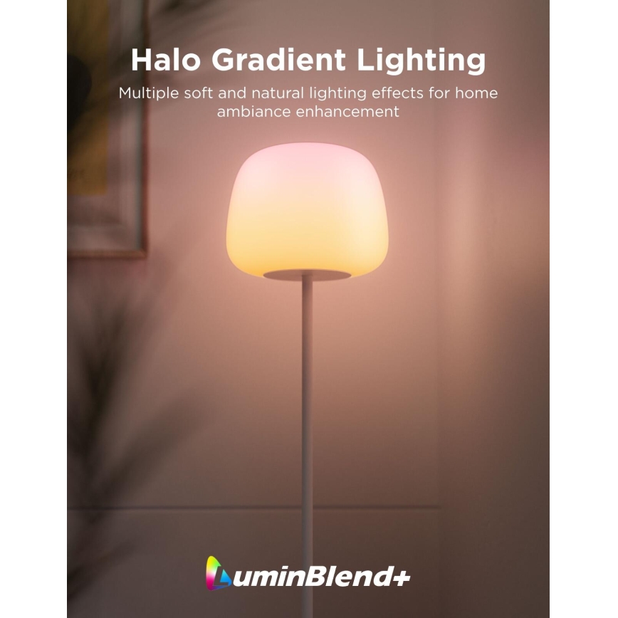 Govee - LED RGBICWW Lampadaire dimmable LANTERN MATTER LED/24W/230V Wi-Fi 160 cm
