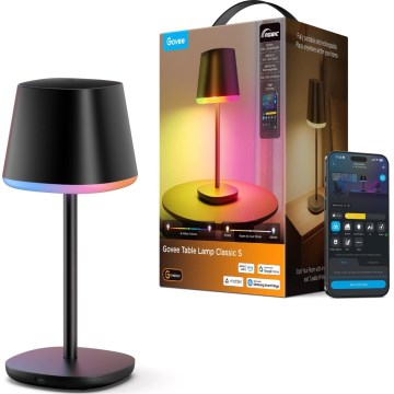Govee - LED RGBICWW Lampe de table à intensité réglable CLASSIC MATTER LED/10W/5V 4800mAh Wi-Fi