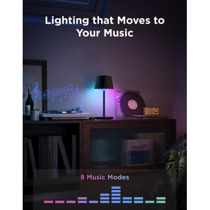 Govee - LED RGBICWW Lampe de table à intensité réglable CLASSIC MATTER LED/10W/5V 4800mAh Wi-Fi